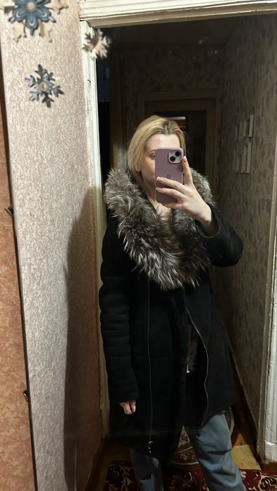 Продам дубленку, замша , чернобурка.