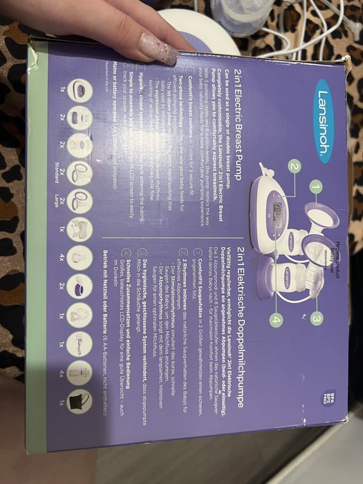 Pompa de san Lansinoh