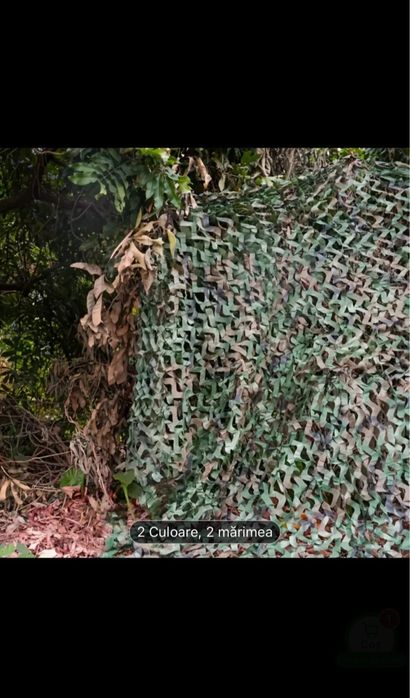 Plasă camuflaj premium 24 m2 pânza Oxford 150D