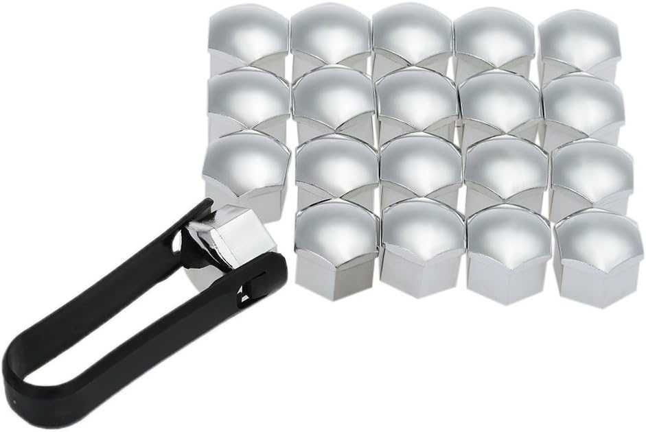 Капачки за болтове на джанти 21мм - НИКЕЛ 20бр.