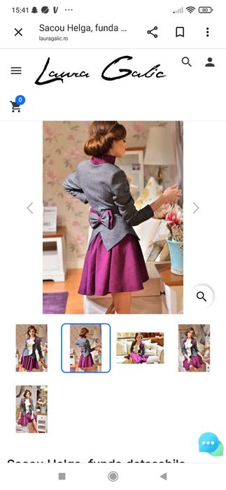 Compleu sacou și fusta Laura Galic