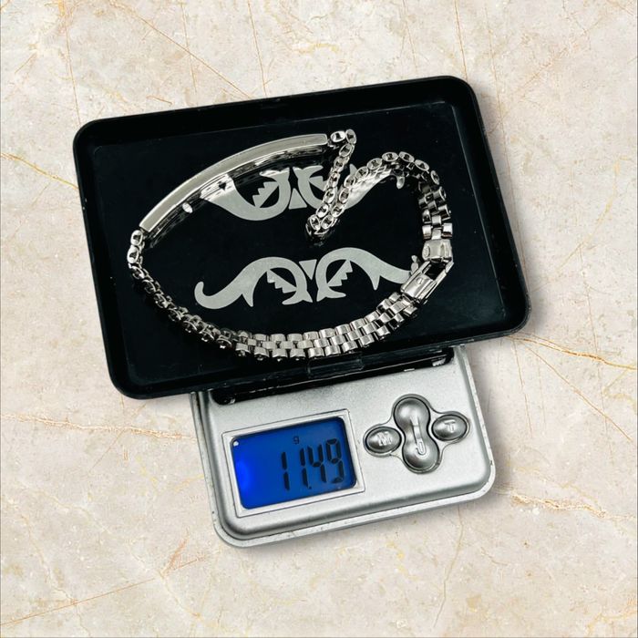 Италианска сребърна гривна