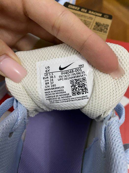 Nike Court Vision Low GS голубые/бело-голубые