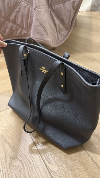 Coach Сумка синяя кожа