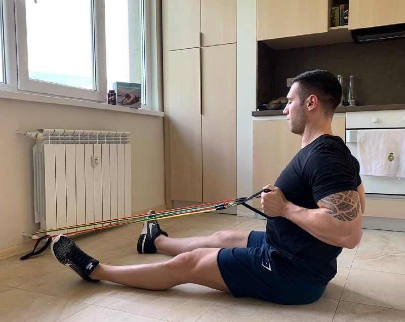 Ластици за Тренировка, Пълен комплект от 11 части - До 68 кг, TPE