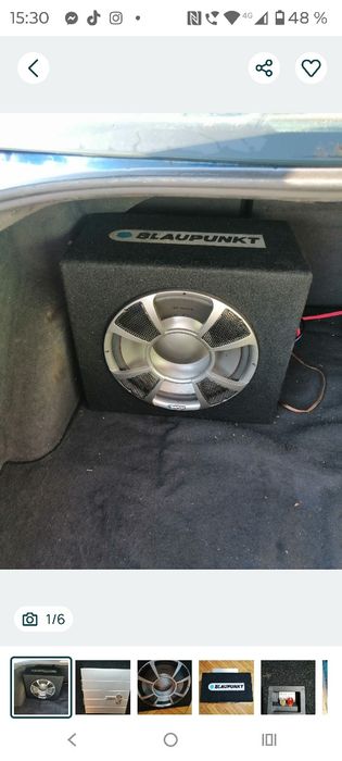 Subwoofer auto + stație 1000w