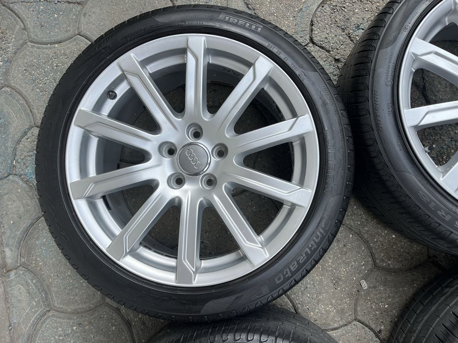 Jante aliaj 5x112mm, anvelope vara 225/45 R18, Audi A3, A4 B7, B8, B9, A6
