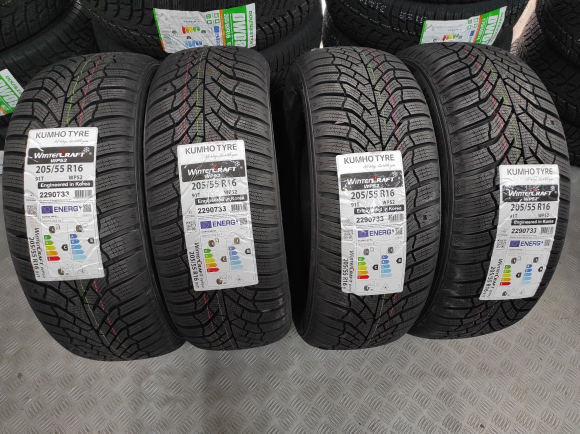 Зимни гуми Kumho 205/55/16 dot 2823 гр. Сливен Сини камъни • OLX.bg