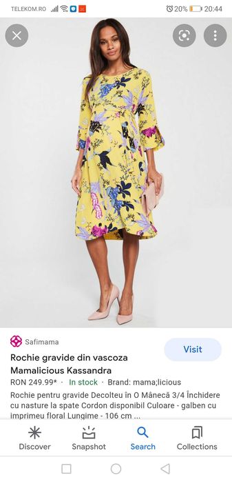 Rochie gravida S-M Mamalicious