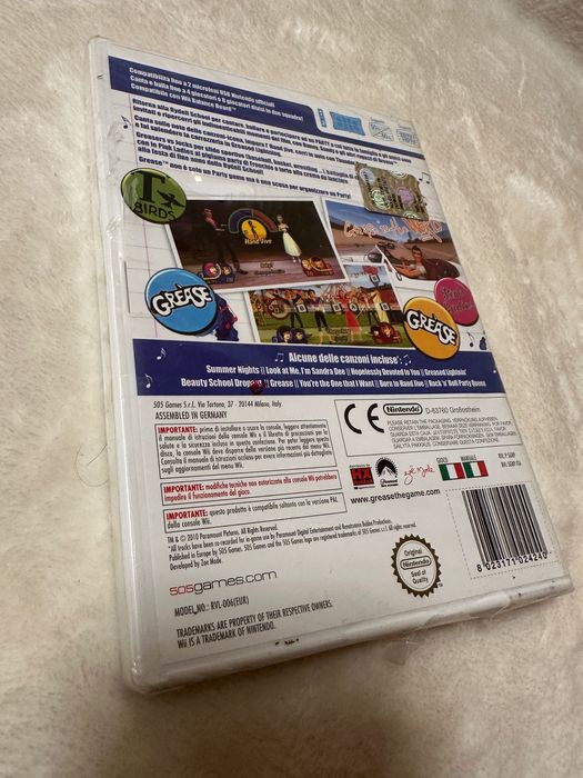 Grease il videogioco ufficiale wii wii u nintendo gioco usato pal