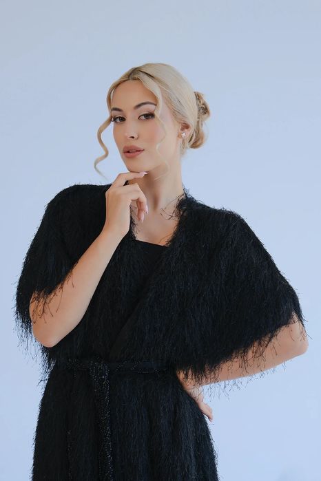 Елегантна дълга дамска жилетка Radapola – универсален размер