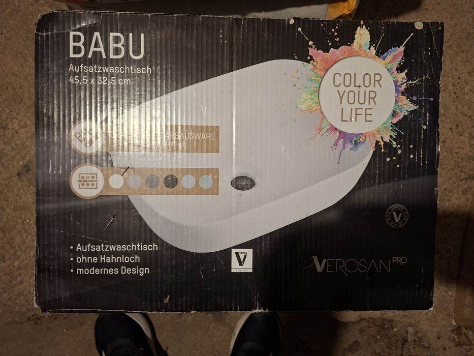 lavoar de blat VEROSAN PRO – BABU, cu dimensiunile de 45,5 × 32,5 cm.