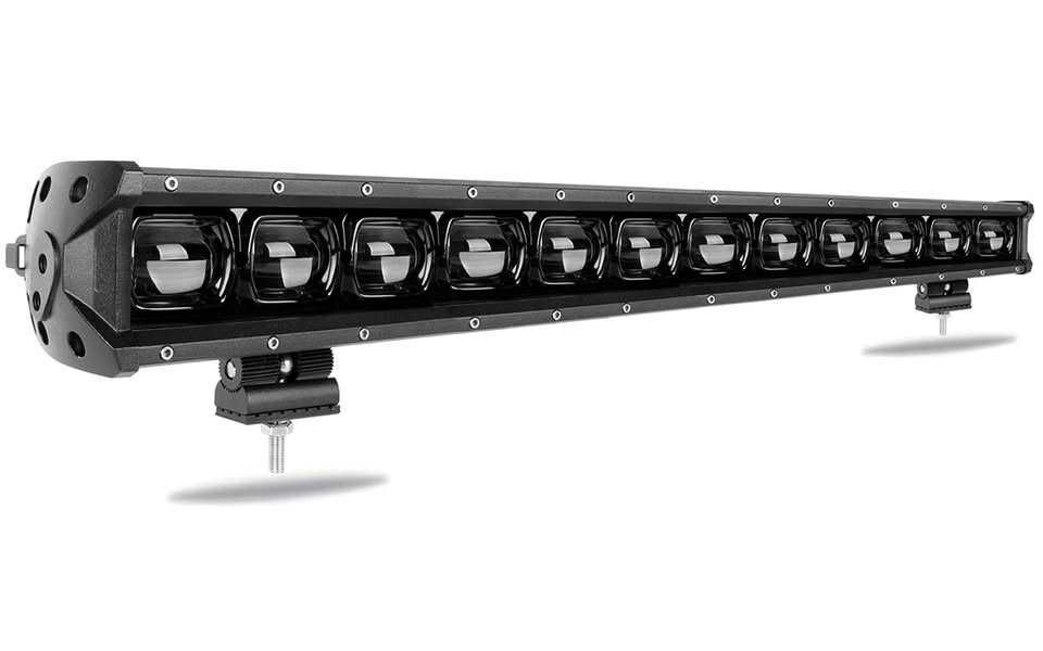 led bar negru 137 cm 6d prinderi in pachet alimentare 12-24 CREE