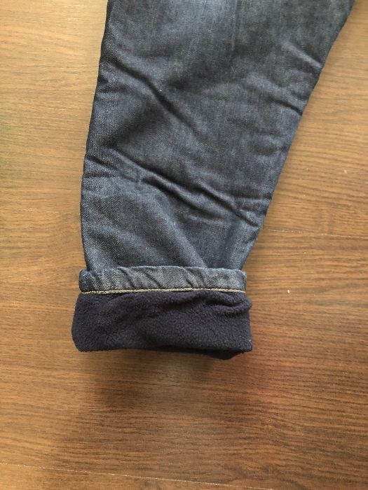 Нови Ватирани детски дънки, р-р 2-3г