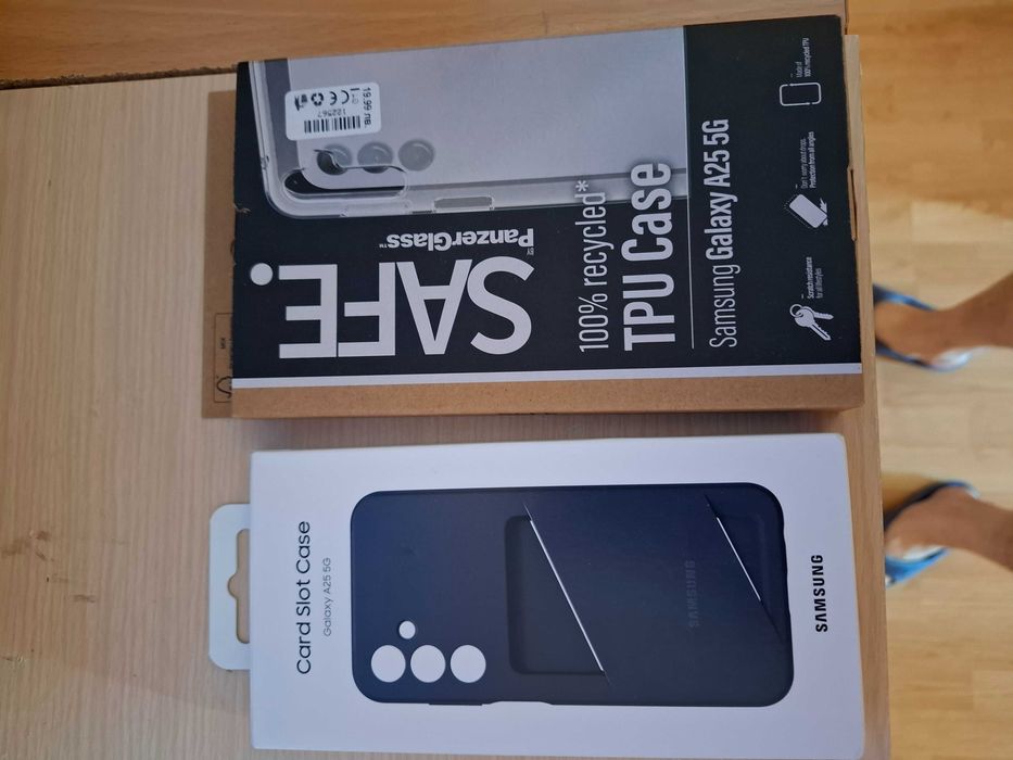 Продавам флип калъф ,гръбче и ново стъкло за Самсунг А25 5ж