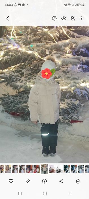 Продам зимнюю  куртку на девочку