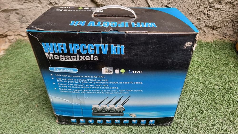 IP Камеры (4 шт) беспроводные + NVR