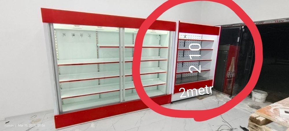Vitrina xaladilnik zakazga yasab beramiz