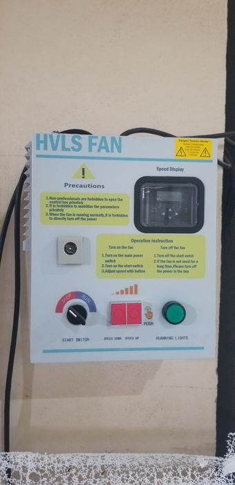 Промышленный вентилятор для завода, для цеха, для охлаждения воздуха