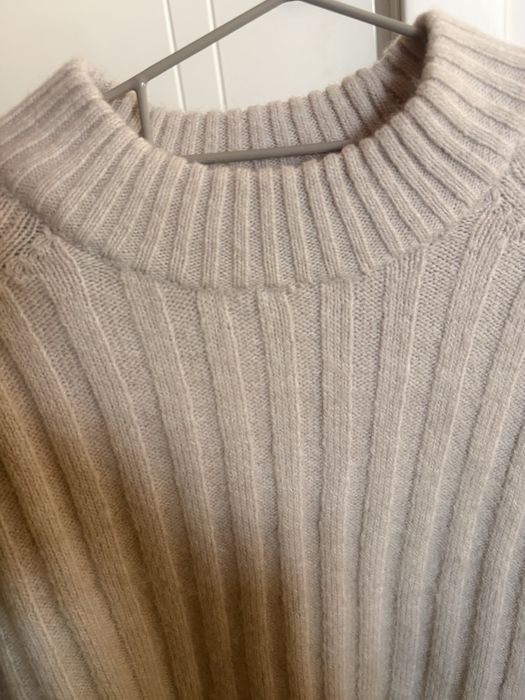 Pulover tricotat,bej