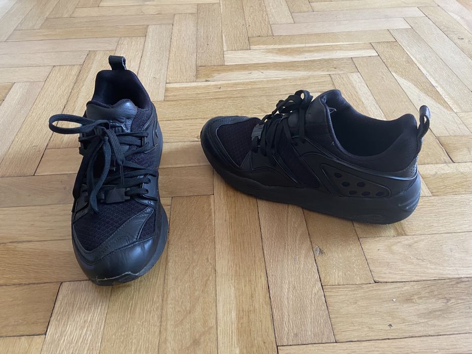 40,5 - Adidasi Puma Ying & Yang - Alb & Negru incaltati de cateva ori