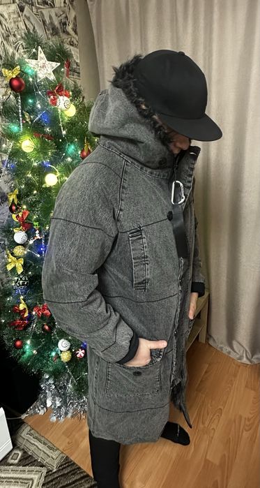 Парка зимняя удлиненная