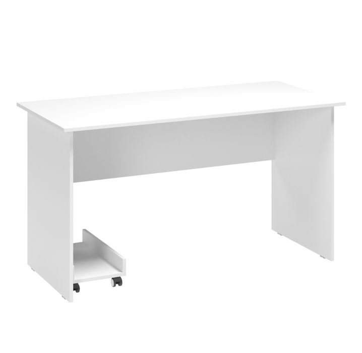 Компьютерный стол белого цветы