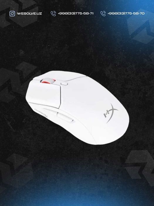 HyperX Pulsefire Haste 2 White Wireless