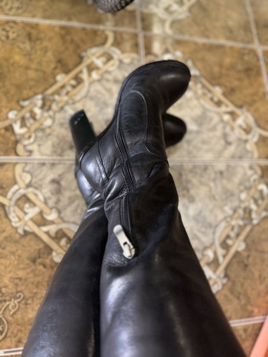 Кожаные турецкие сапоги