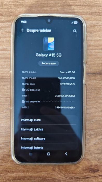 Samsung Galaxy A15 5G – Impecabil / Dual SIM / Super AMOLED 90Hz