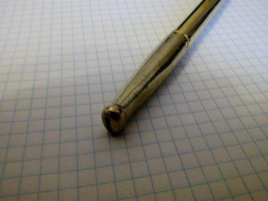 курительная трубка латунная ,«телескопическая» (№45)