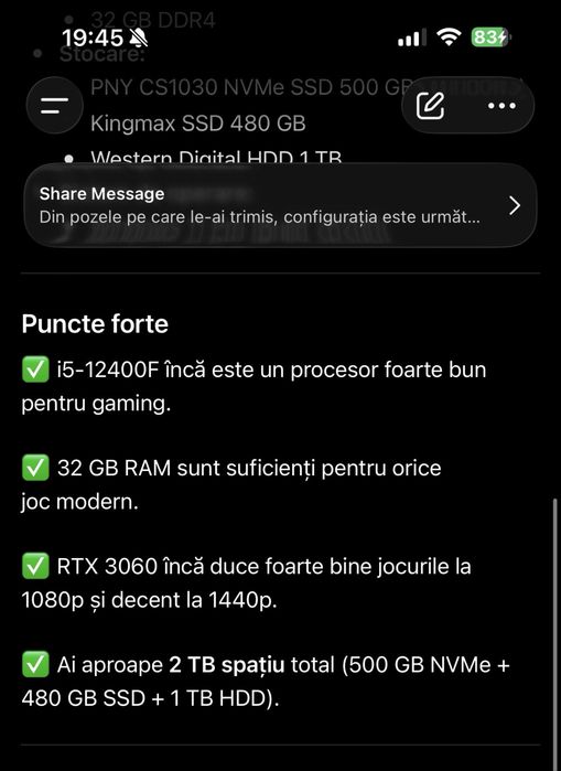 vand pc gaming negociabil