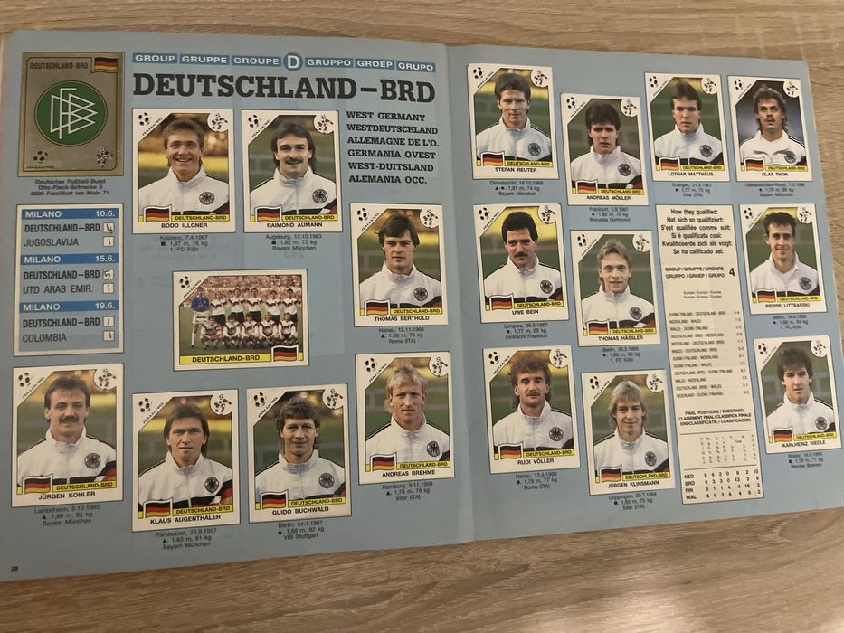 Албум на Panini FIFA WORLD CUP 1990
