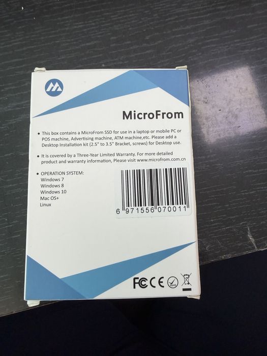 SSD SATA 3 256GB F11pro (microFrom)