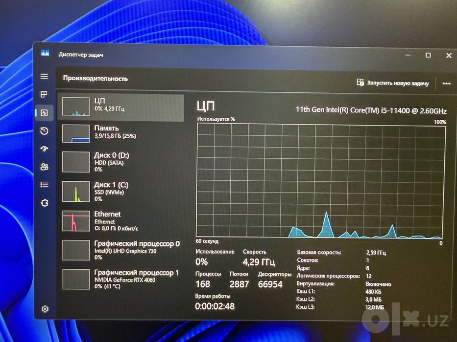 RTX 4060 | i5-11400 | 300Hz | 2 MONITOR | GAMING ПК