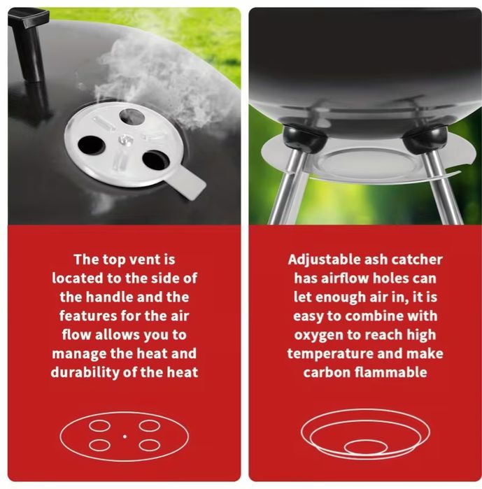 Мобилна Скара на Въглища с Колела – Лесно, Бързо, Вкусно!