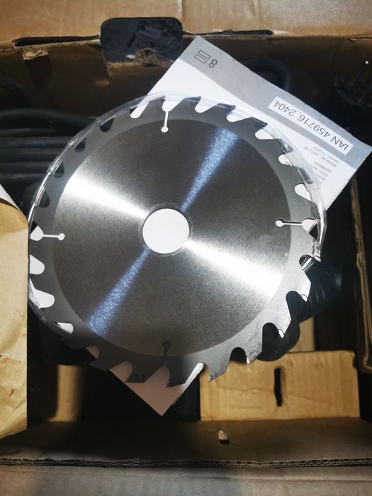 Circular electric parkside performance nou in cutie
