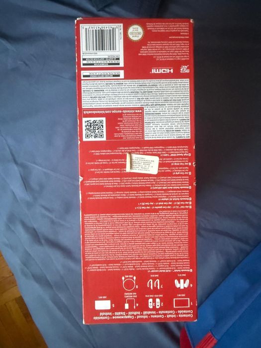Nintendo Switch OLED – Mario Red Edition + 3 jocuri