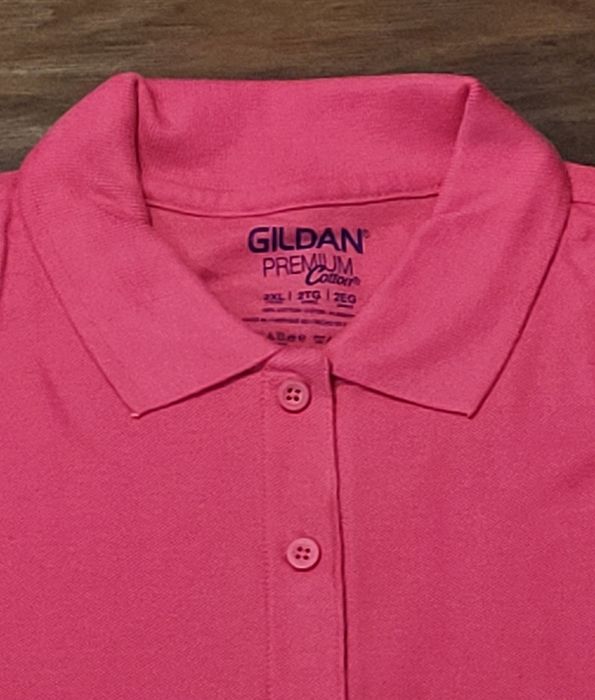 Tricou polo unisex Gildan Premoum Cotton, marimea XL - 2XL,100% bumbac