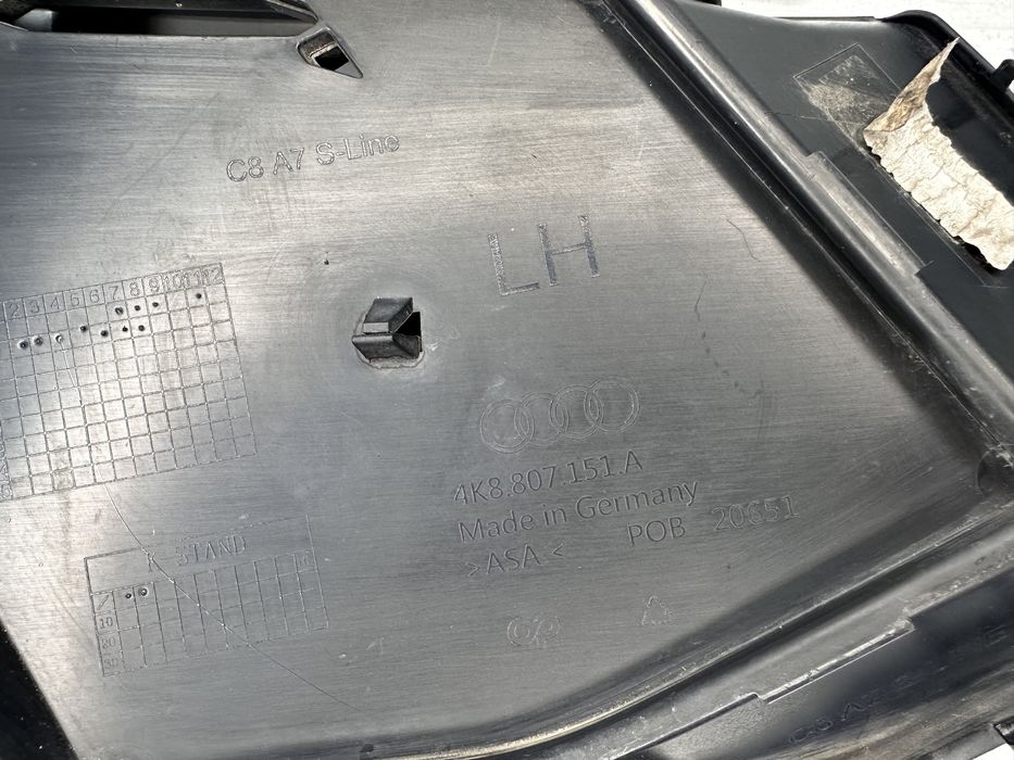 Лява решетка AUDI A7 C8 S Line 4K8807681B 4K8807151A