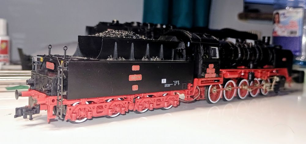 Locomotiva CFR 150, digitală SUNET, machetă trenuleț electric vagon HO