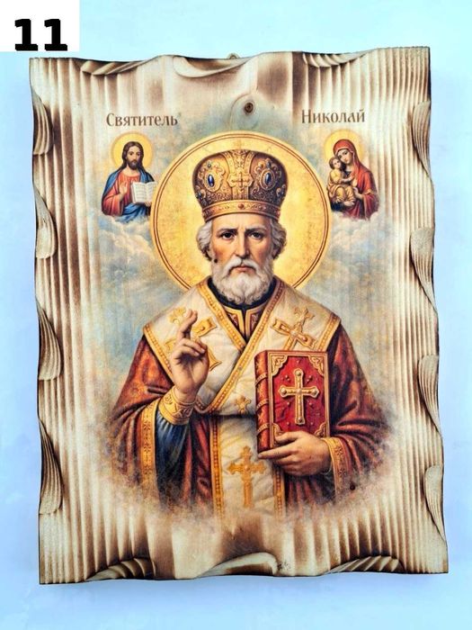 висококачествени цветни  икони печатани върху дърво