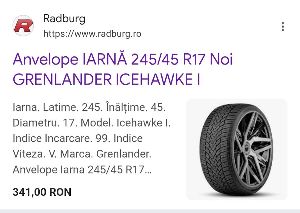 Cauciucuri 245 45 R17 dot 25/2024