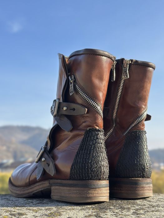 A.S.98 Vega Equesteian Buckle Strap Boot 38