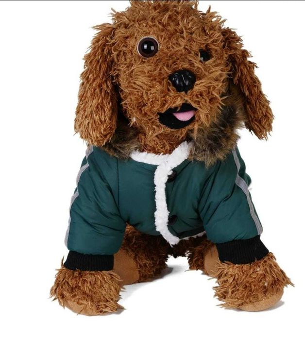 Geaca cățel, cu puf inauntru si waterproof