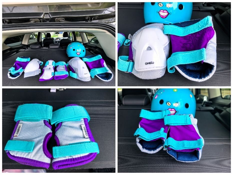 Vând casca și accesorii protecție copii