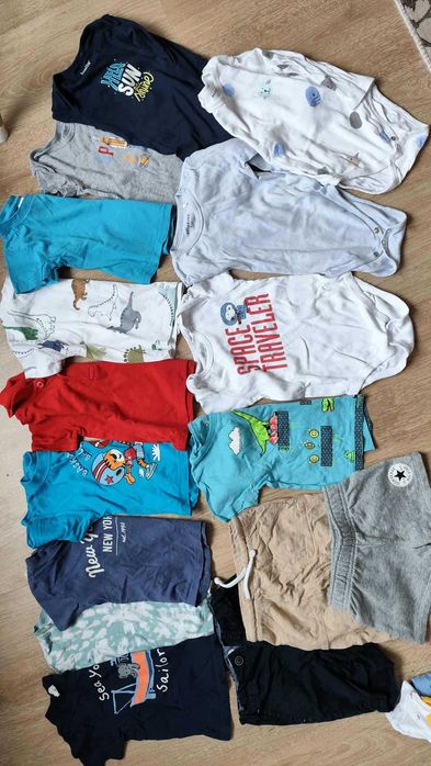 Лот детски дрехи за момче 74-80