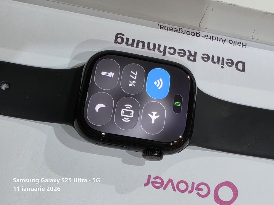 Apple Watch Seria 10 -42mm JetBlack -impecabil / Garantie