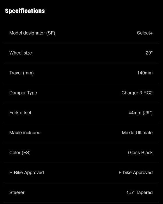 Furca MTB Rockshox Pike Select+