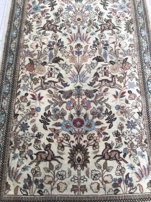 Superb covor persan-lana-manual-tematica pictoriala-Franta